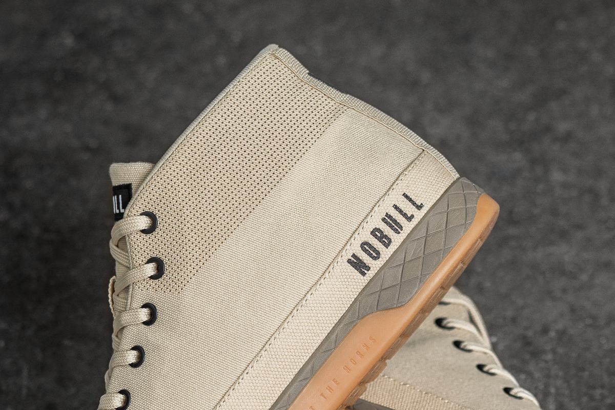 Nobull Canvas Mid Men's Trainers Grey | Australia (GK9368)